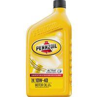 Pennzoil 550035160/3653 Motor Oil, 10W-40, 6/PK, 1 qt Bottle