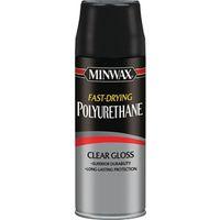 Minwax 33050000 Polyurethane, Gloss, Liquid, Clear, 11.5 oz, Aerosol Can