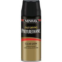 Minwax 33060000 Polyurethane Spray, Liquid, Clear, 11.5 oz, Aerosol Can