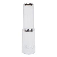 Vulcan MT6500663 Drive Socket, 9 mm Socket, 3/8 in Drive, 6-Point, Chrome Vanadium Steel, Chrome