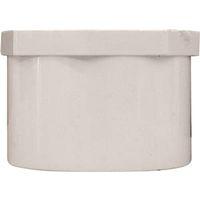 IPEX 435634 Pipe Plug, 1-1/4 in, Male Spigot, PVC, White, SCH 40 Schedule
