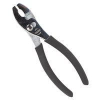 Vulcan JL-NP004 Slip Joint Plier, 8 in OAL, 1-1/4 in Jaw Opening, Black Handle, Non-Slip Handle, 1-1/4 in W Jaw