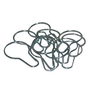 08-1385 SHWR RINGS NICKEL 12PK