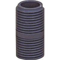 GENOVA P-12-CL Pipe Nipple, 1/2 in, NPT, PVC, Gray, SCH 80 Schedule