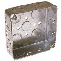 Southwire 52151-1/2DR-UPC Junction Box, 16-Knockout, 1/2, 3/4 in Knockout, Steel, Silver, Galvanized