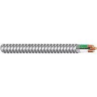 Southwire Armorlite 68580021 Armored Cable, 12 AWG Cable, 2 -Conductor, 25 ft L, Copper Conductor