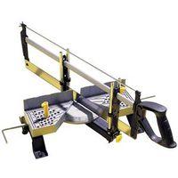 STANLEY 20-800 Clamping Miter Box with Saw, 22 in W Cutting, 1-1/2 in D Cutting, 45, 90 deg Cutting Slot, Aluminum
