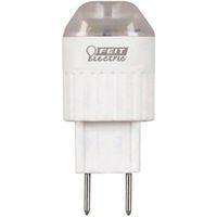 Feit Electric BP20G8.6/830/LED LED Bulb, Specialty, T4 Lamp, 20 W Equivalent, G8.6 Lamp Base, Dimmable, Clear