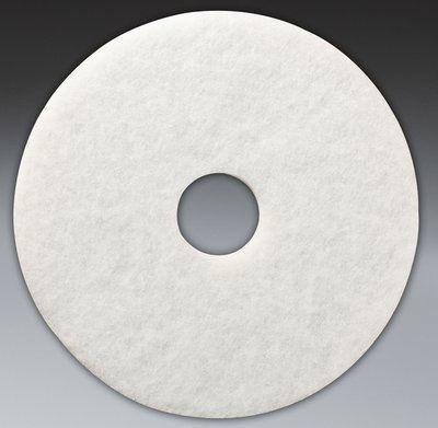Affex By Americo 20" White Polishing Floor Pad, 5 Per Case