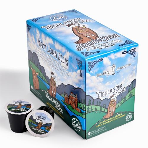 Ellis Coffee E-Cups Highland Grogg, 24CT
