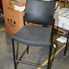 Poly Back Stool