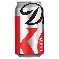 Diet Coke Cans, 12 Ounces, 24 Per Carton