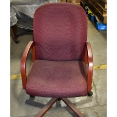 Burgundy Conf Chair