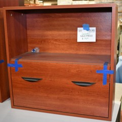 Bookcase,W/File Drwr,Chy