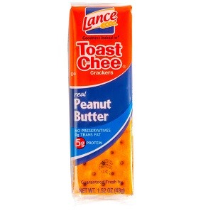Lance Toastchee - Peanut Butter On Cheese Cracker, 6/Pack