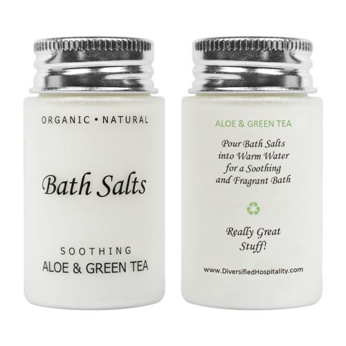 Diversified Hospitality Solutions Bath Salts - 1.2 oz /35 g Jam Jar Nickle Cap 300/case