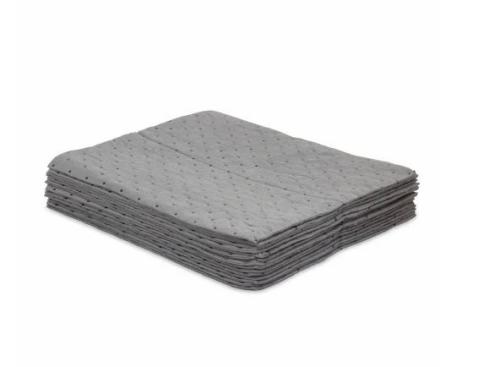 Hospeco TaskBrand Universal Sorbent Pad Extra Heavy Weight 15" x 18" Fine Fiber, 100/BX