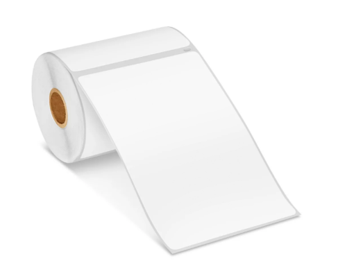 Dymo 1744907 Compatible Shipping Labels 4" x 6", White, 220/roll