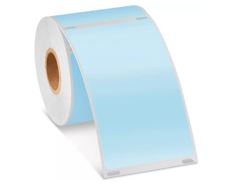 Dymo 30256 Compatible Large Shipping Color Labels 2-5/16” x 4”, Blue, 300/roll