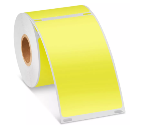 Dymo 30256 Compatible Large Shipping Color Labels 2-5/16” x 4”, Yellow, 300/roll