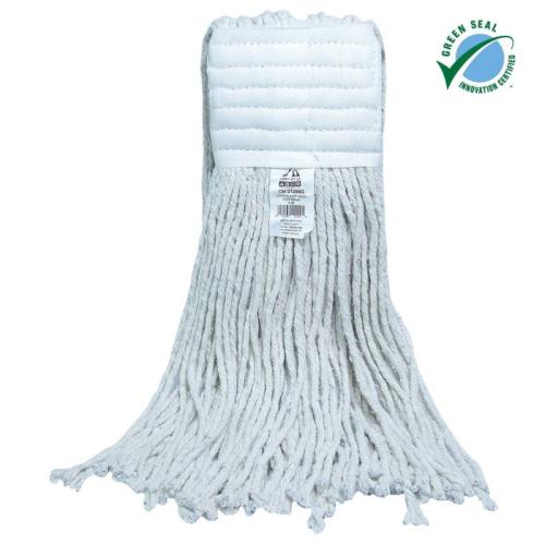 ABCO #24 (17 oz) cotton cut-end, wide band mop head 1 EA