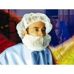 Beard Covers  White  10/100 Cs