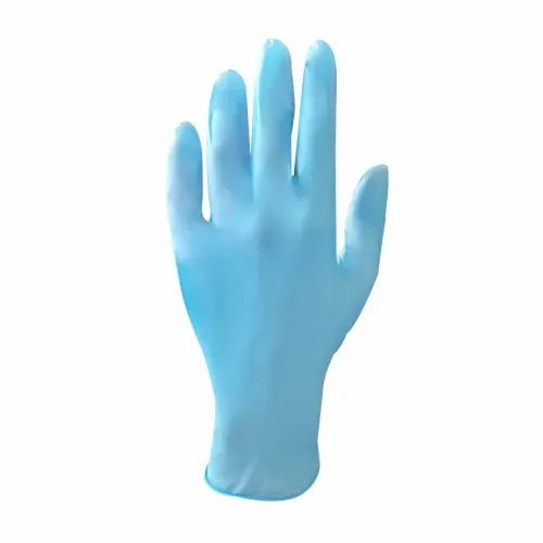 Safety Zone® VyBlend® Synthetic Vinyl/Nitrile Gloves, Powder-Free, 100, Blue, 4.5 mil - Large