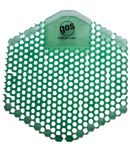 Fresh Products Wave 3D Urinal Screen Cucumber Melon Scented  - Lasts up to 30 Days - Splash Reducer, Odor Control - 10 / Box - Green