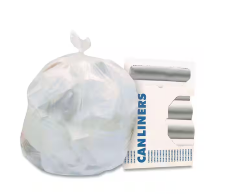 Heritage Linear Low-Density Can Liners .5 mil, 30" x 36", Clear, 250/Carton