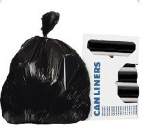 Heritage 0.75 mil Can Liner, 48" Length x 40" Width x 0.75 mil (19 Micron) Thickness, Black, 200 / CTn