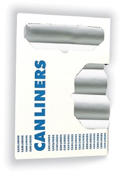 Heritage Natural 0.7 mil Can Liner 33 gal Capacity – 40" Length x 33" Width x 0.7 mil (17 Micron) Thickness – White – 250 / CTn