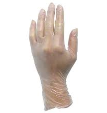 Hospeco Vinyl Exam Gloves, 4 Mil, X-Large, 100/Box