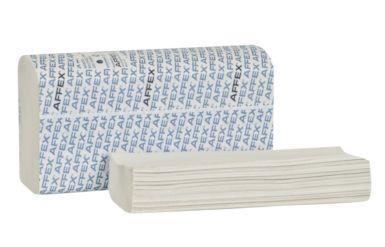 AFFEX Multifold Towel, 9.125"x9.5", 1-Ply, 250 EA/PK
