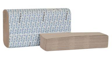 AFFEX Multifold Towel, 9.125x9.5, 1-Ply, Natural, 16 PK/CS/250 Towels/PK
