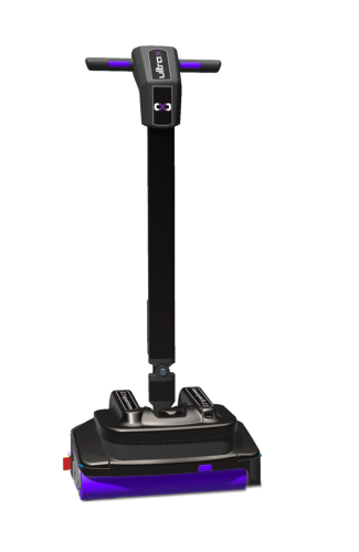 NACECARE SOLUTIONS 18" Compact Cylindrical scrubber with blue brushes