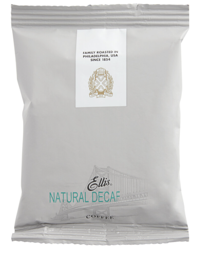 Ellis Coffee 100% Natural Decaf Whole Bean Coffee 5/2 Lb