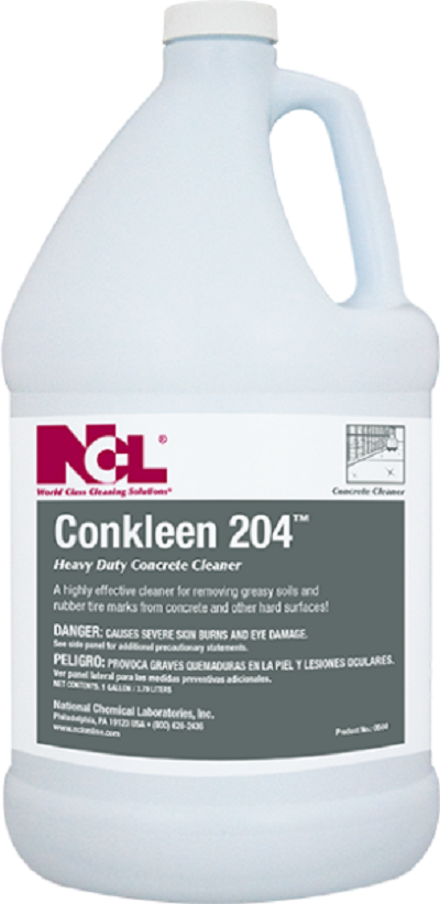 Conkleen 204 Heavy Duty Concrete Cleaner, 1 Gal