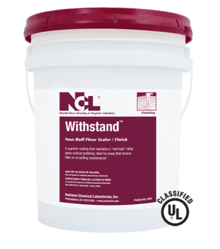 NCL Withstand Floor Sealer Finish, 1 Gallon , 4/Case
