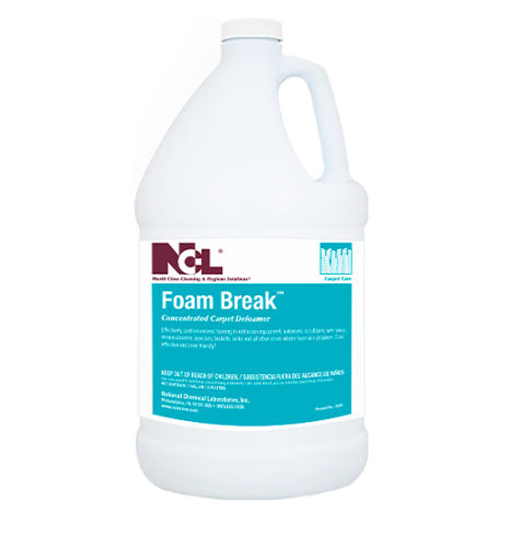 NCL Foam-Break Concentrated Carpet Defoamer, 1 Gallon