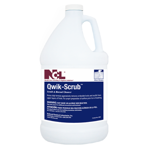 NCL Qwik-Scrub Scrub & Recoat Cleaner, 1 Gallon