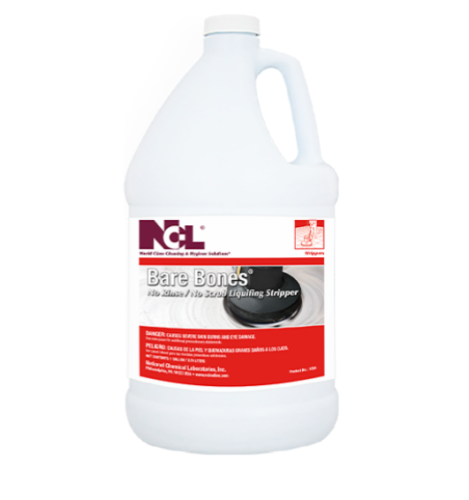 NCL Bare Bones No-Rinse / No-Scrub Liquifying Stripper, 1 Gallon