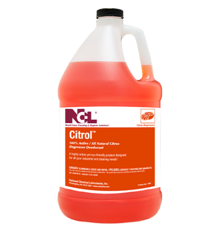 NCL Citrol All Natural Citrus Degreaser Deodorizer,1 Gallon, 4/Case