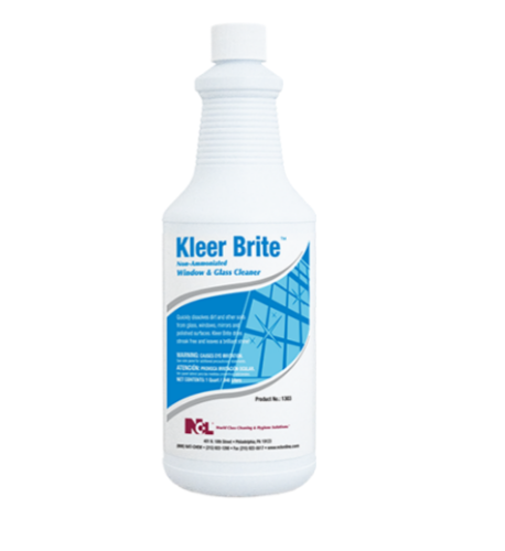NCL Kleer Brite Non-Ammoniated Window & Glass Cleaner, 32 oz