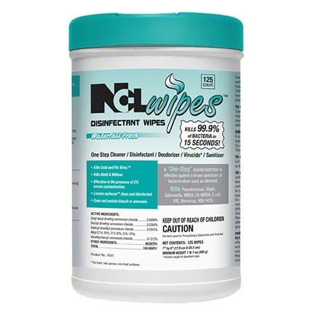Wipes Disinfect,Wtrfall 125/Bt