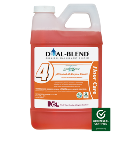 NCL Dual Blend #4 Ph Neutral All Purpose Cleaner, 80oz, 4/Case