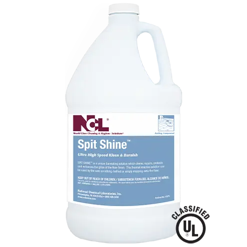 NCL Spit Shine Ultra High Speed Kleen & Burnish, 1 Gallon, 4/Case