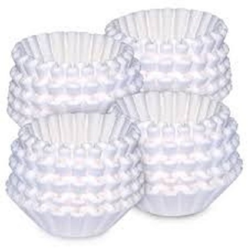 White Wide Standard 12 Cup Coffee Filter, 50/Pack
