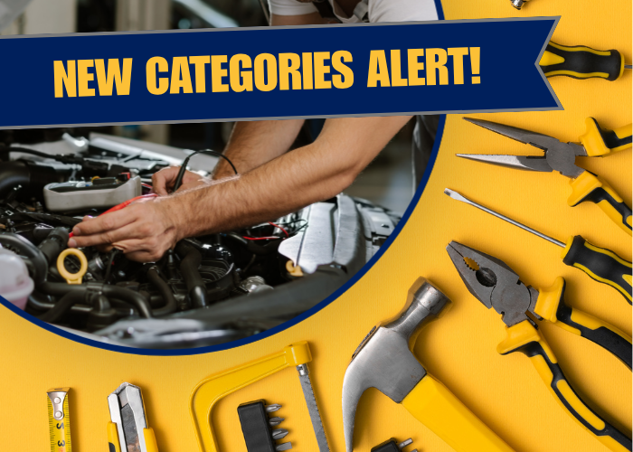 New Categories Alert