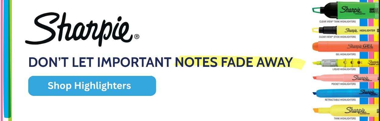 Sharpie Highlighter Banner