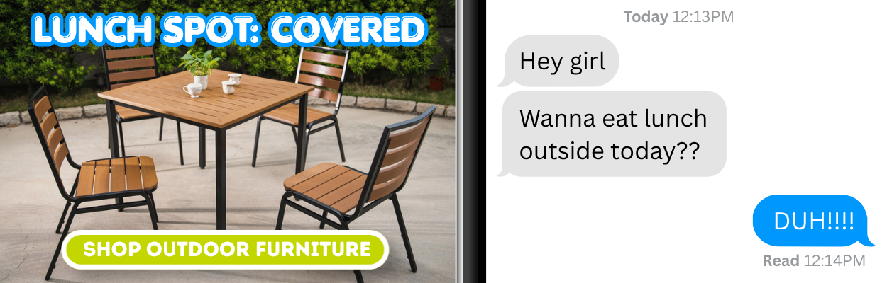 Outdoor Furniture Banner